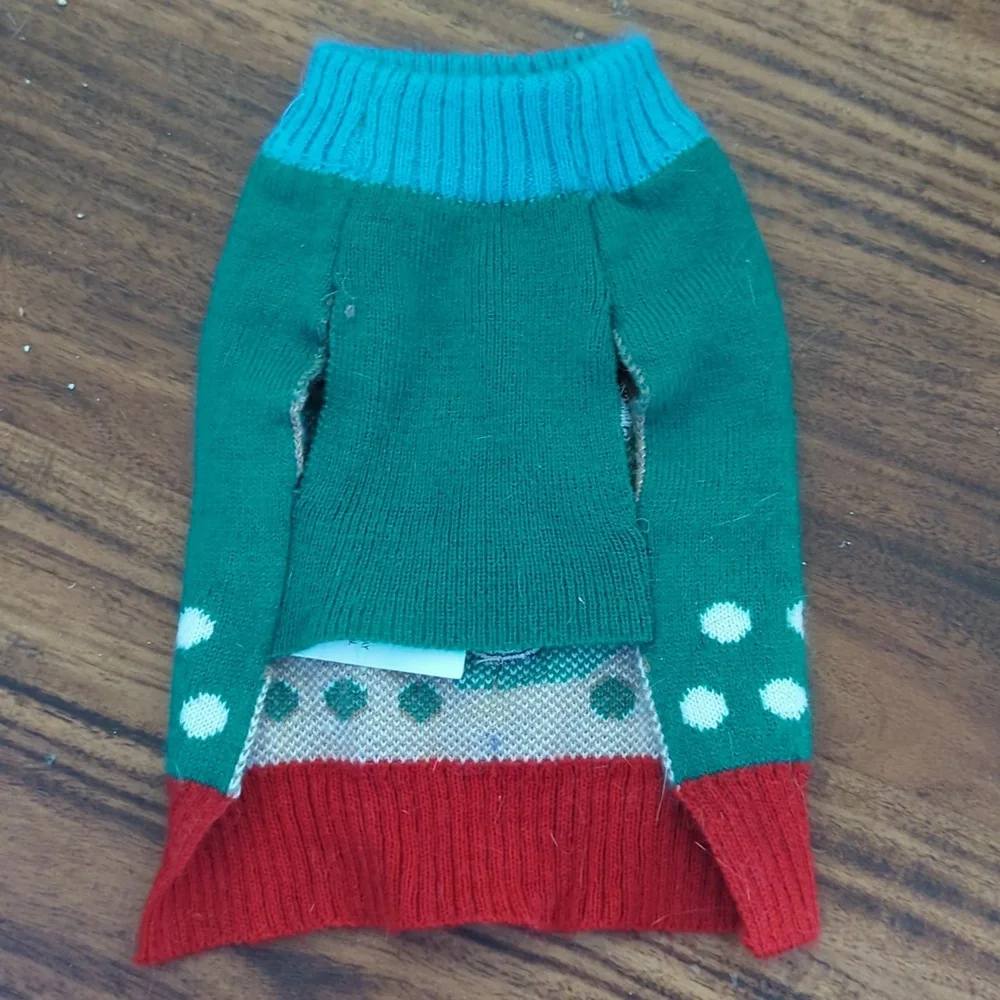 Heart To Tail Pet Reindeer Christmas Sweater XS